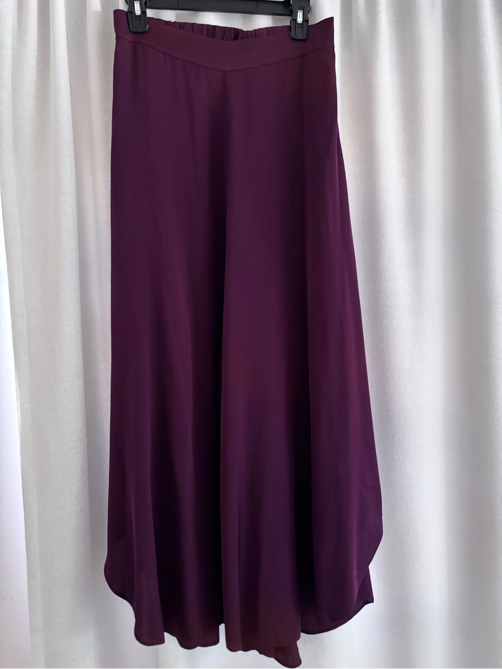 Quince washable Women’s stretch silk Palazzo Pants in Wine